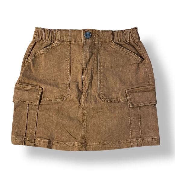 SO High‎ Rise Cargo Mini Skirt Juniors Size 1 Brown Streetwear - Picture 1 of 8
